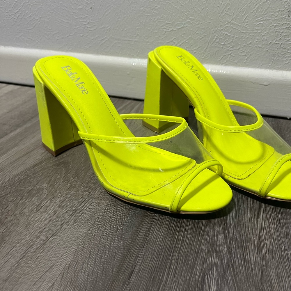 Boutique neon heels